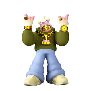 "FILTH- E" Ghost Kidz by Rhymezlikedimez x Super Plastic Vinyl Art Toy