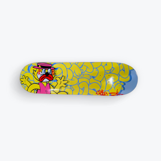 Slawn and Opake Top Cat Skate Deck