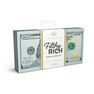 Filth Rich 100 Dollar Bill Napkins