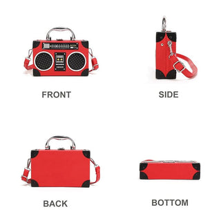 Boombox Crossbody Handbag for Women