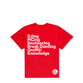 Dade Wear Elements of Hip-Hop - Tee (Red)