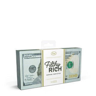 Filth Rich 100 Dollar Bill Napkins