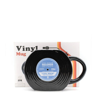 Gift Republic Vinyl Record Novelty Mug Retro Coffee Cup