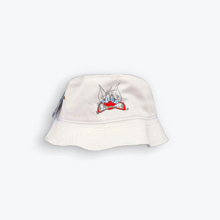 Slawn & Opake White Bucket Hat