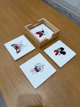 Slawn & Opake 4 Set Coasters