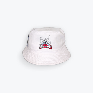 Slawn & Opake White Bucket Hat