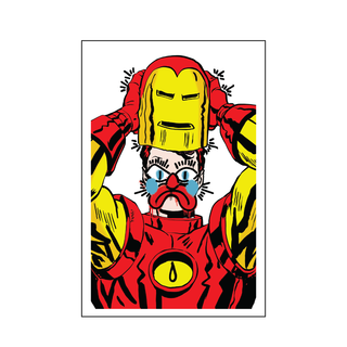 Slawn & Opake Print Iron Man