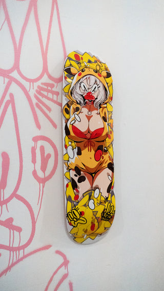 Slawn and Opake Pika Skate Deck