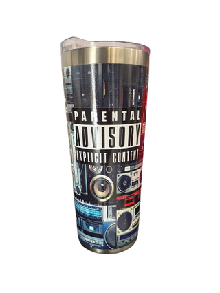 Parental  Advisory - Steel Travel Tumbler