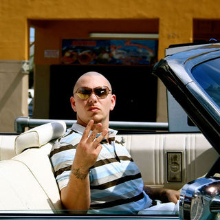 Pitbull on set of “Ay Chico” (2006) by Derick G