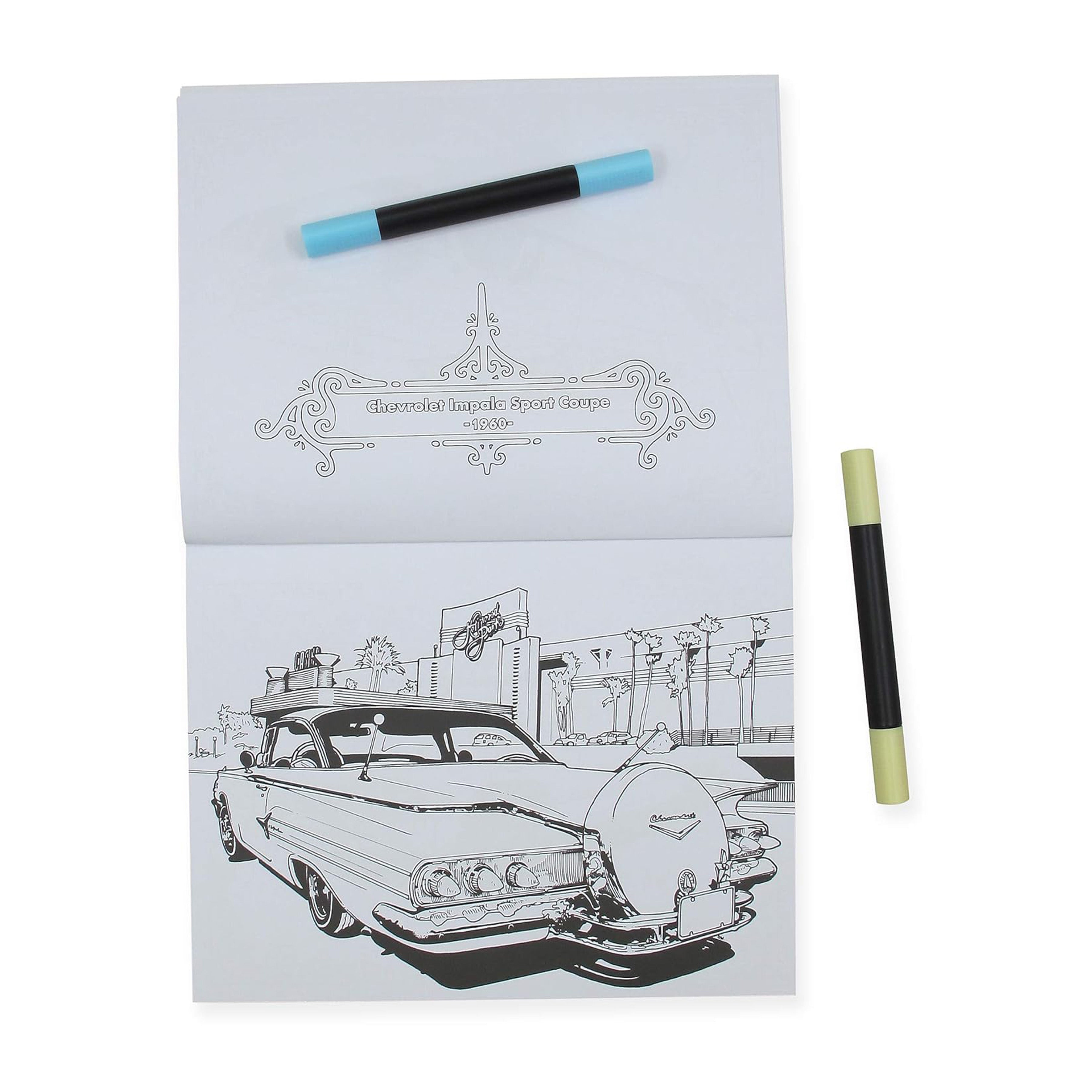 Low Rider Color By Number Lowrider Coloring Book – Art of Hip Hop